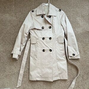 Cream Trench Coat